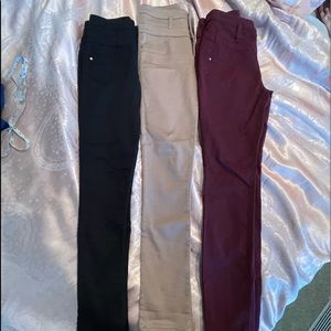 3 pair refuge pants high waisted skinny